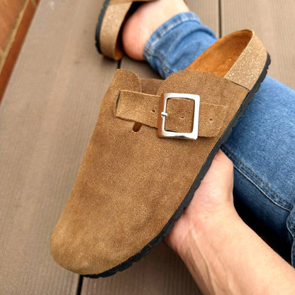 Sandalias Anatómicas Texas en Cuero Genuíno