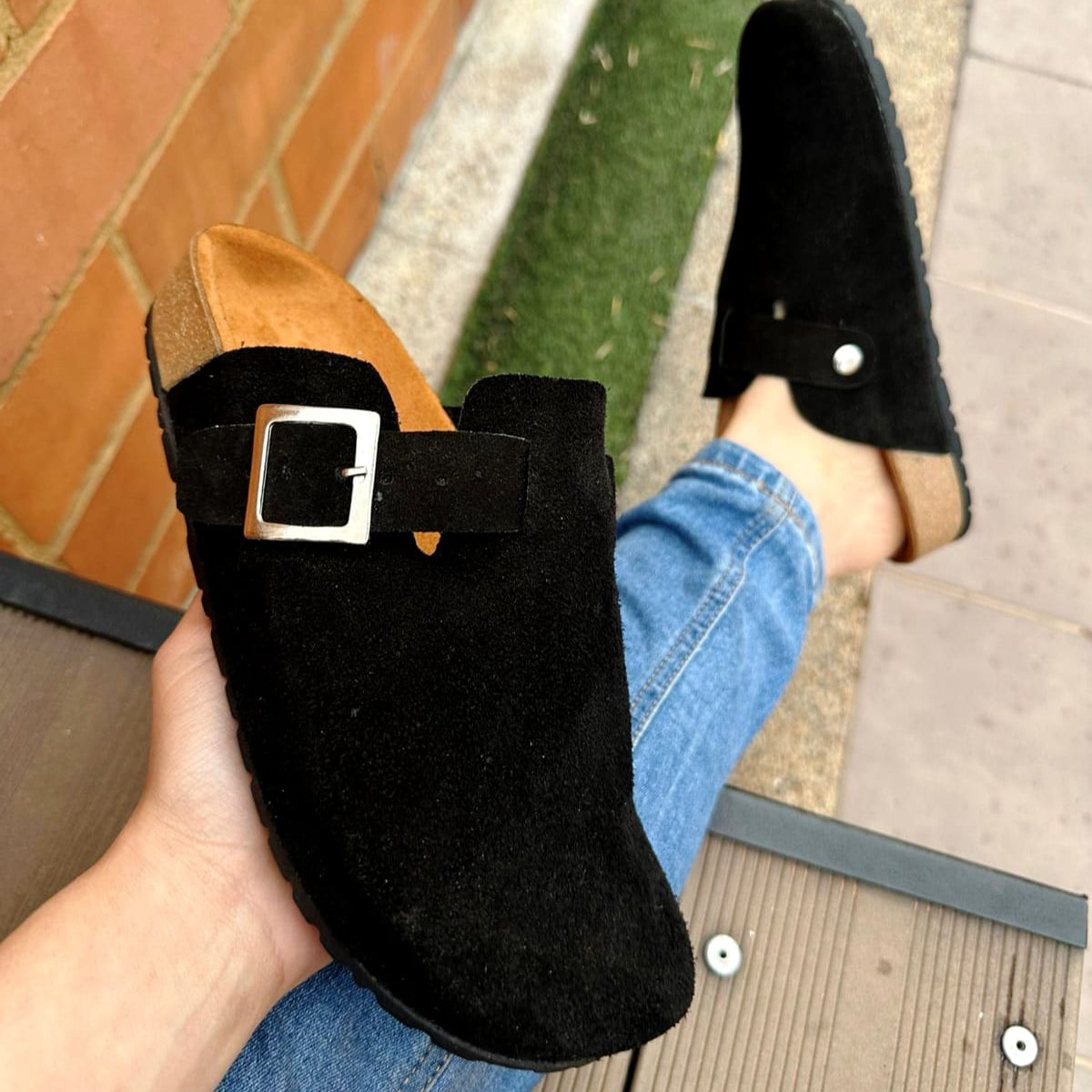 Sandalias Anatómicas Texas en Cuero Genuíno